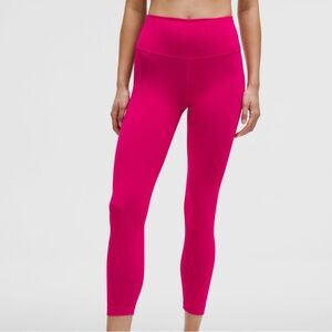 Lululemon  Wunder Train High-Rise
Tight 25" Pink Leggings size 6